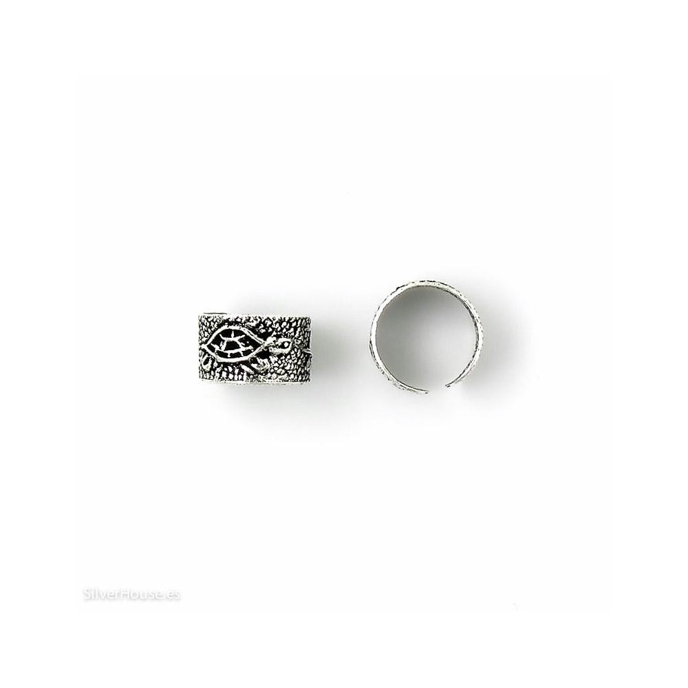 4600024 - Ear cuff o arete de plata para el helix, 2 unidades